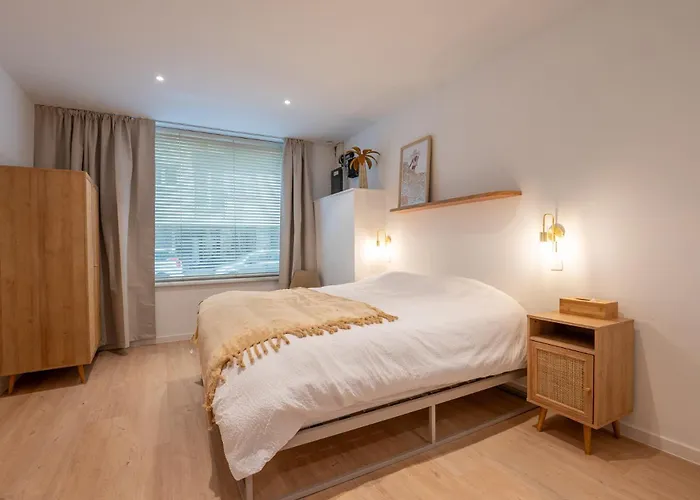 Stylish Coastal With Fireplace & Terrace In Apartment Ostend